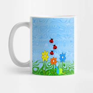 Ladybugs On A Summer Day Mug